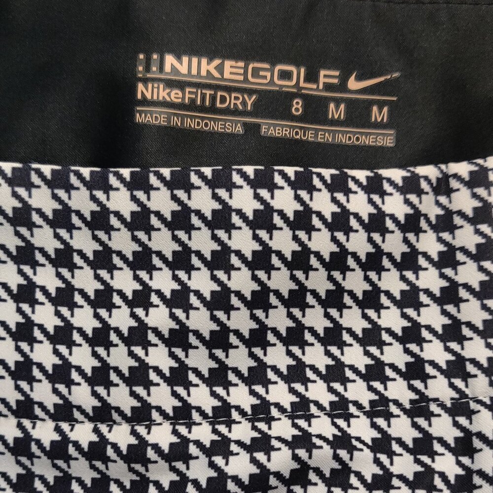 Nike Black & White Houndstooth Tennis Skort - Picture 2 of 6